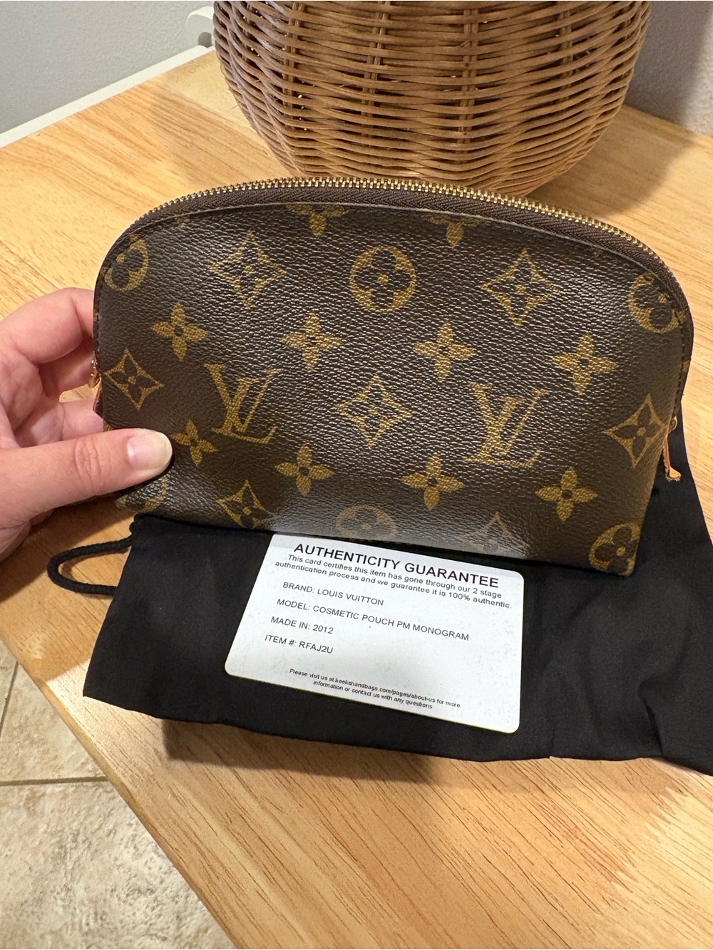 Louis Vuitton Monogram Cosmetic Pouch - PM